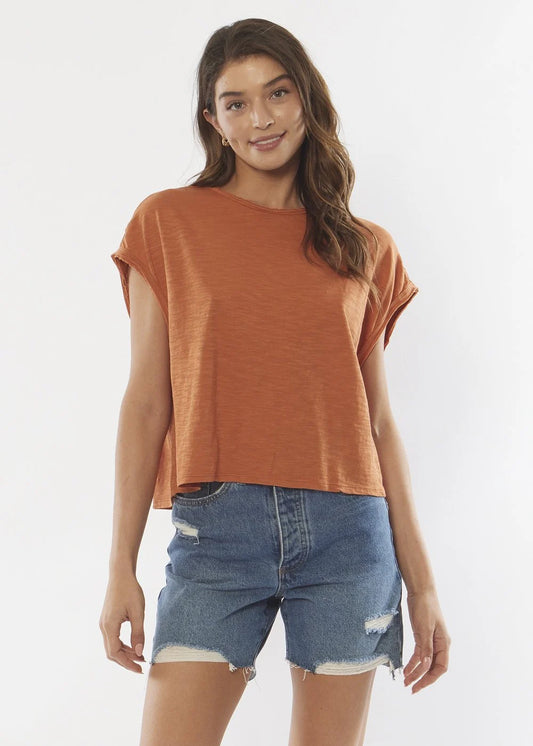 Amuse Society - Renee Short Sleeve Knit T-Shirt