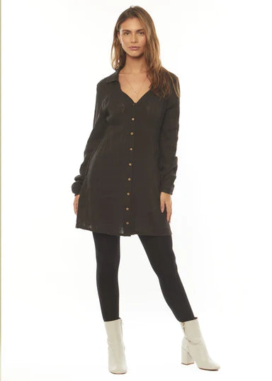 Amuse Society - Wild West long sleeve woven dress