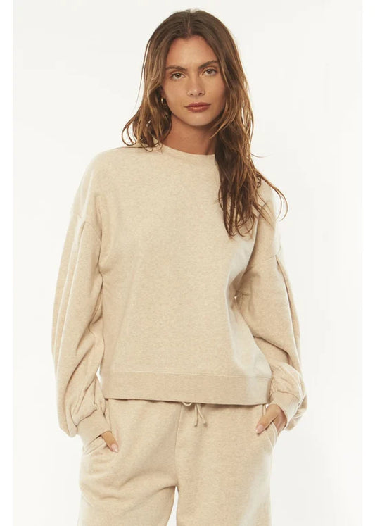 Amuse Society - Kirra Knit Fleece Top