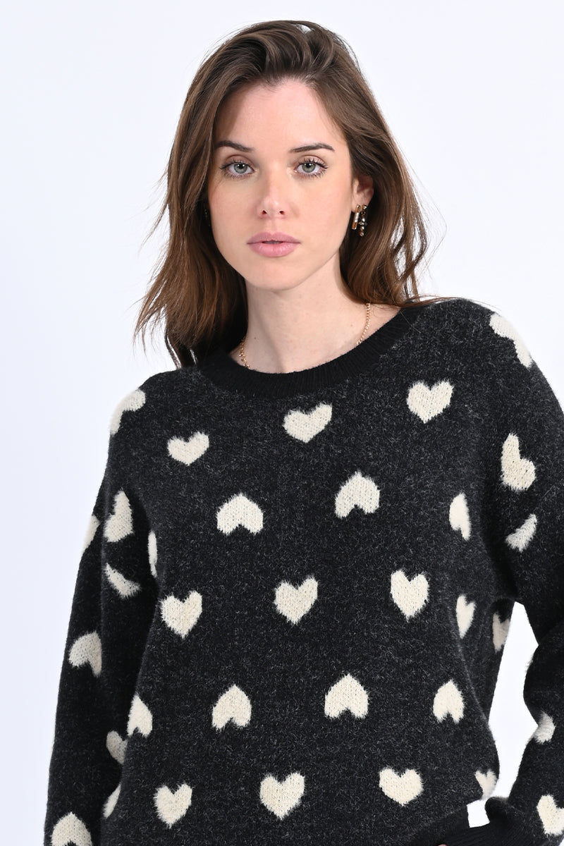 Molly Bracken - Baby Heart Pattern Jumper