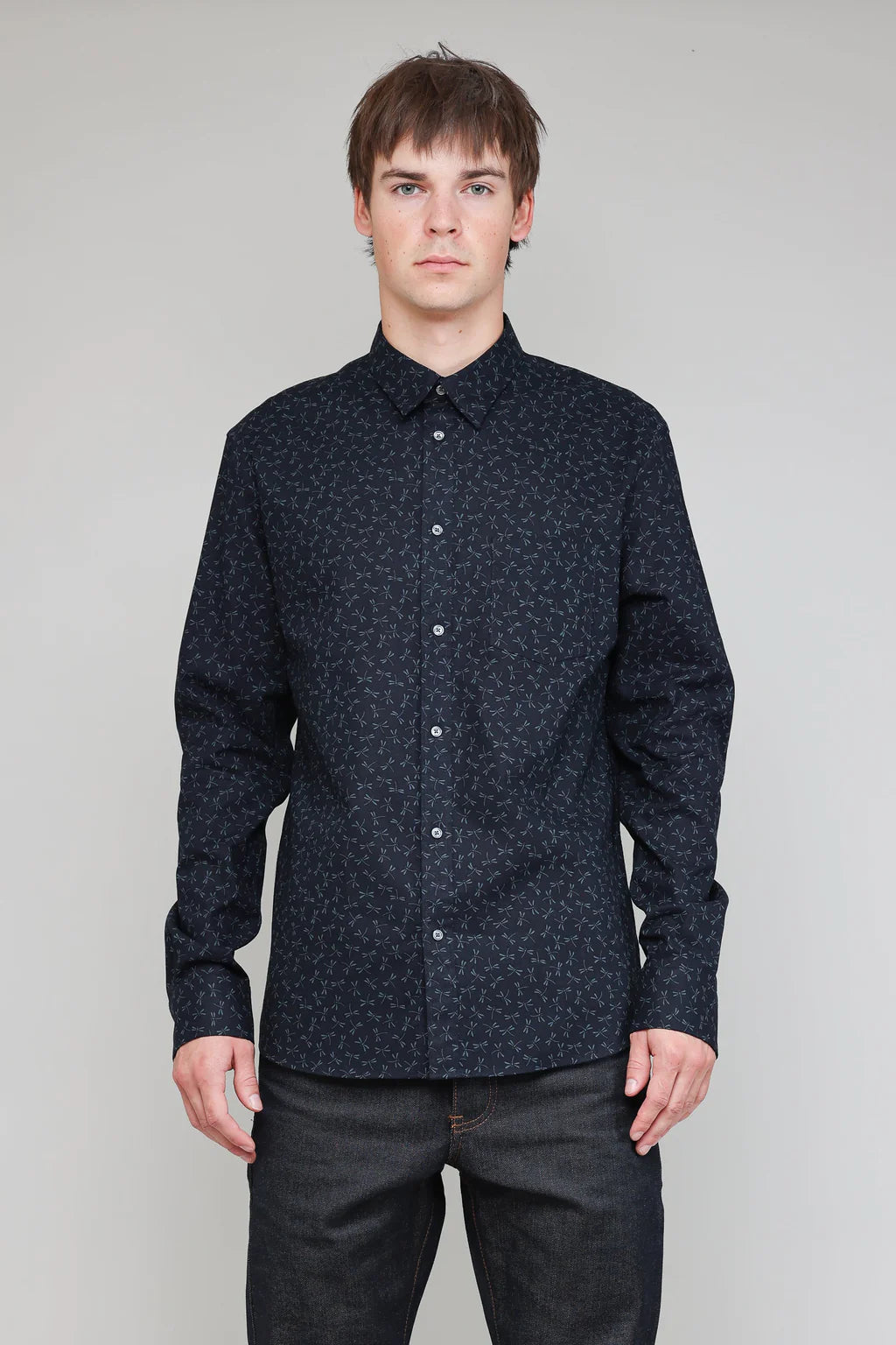 National Standards - Japanese Firefly Print Shirt