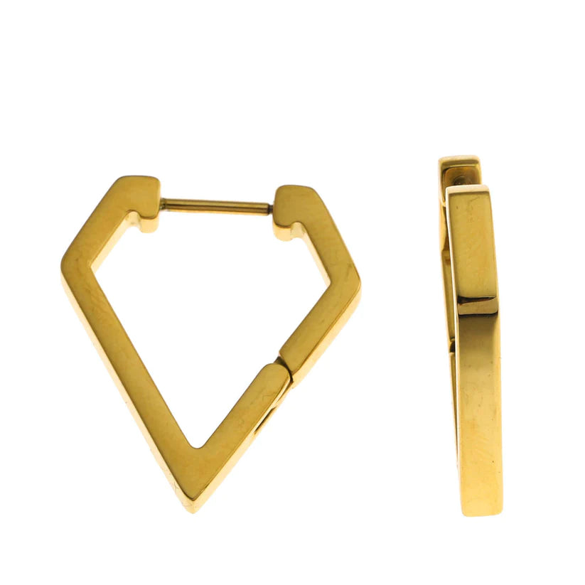 Hackney Nine - Cagliari Gold Hoop Earrings