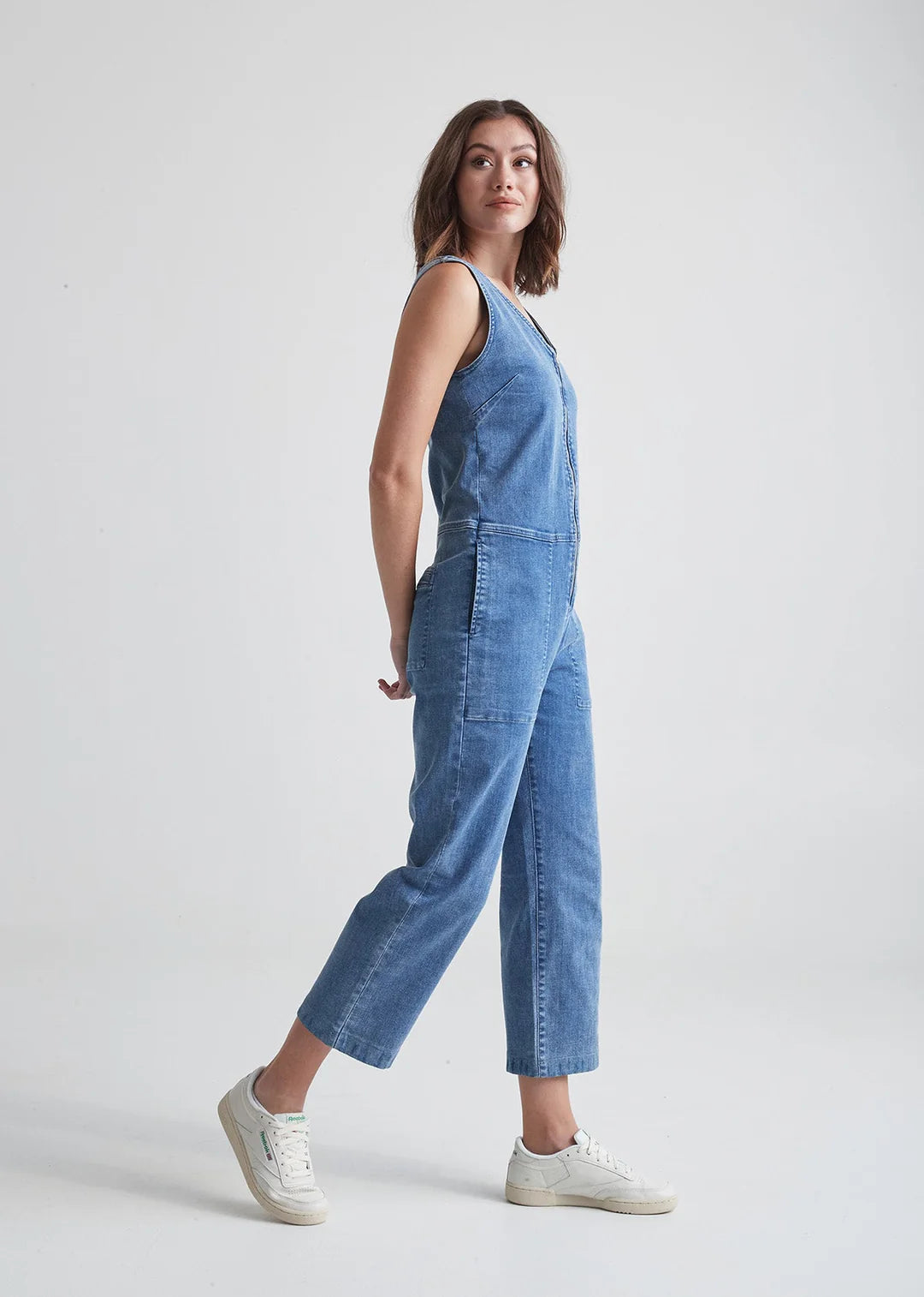DUER - Performance Denim Tailored Jumpsuit