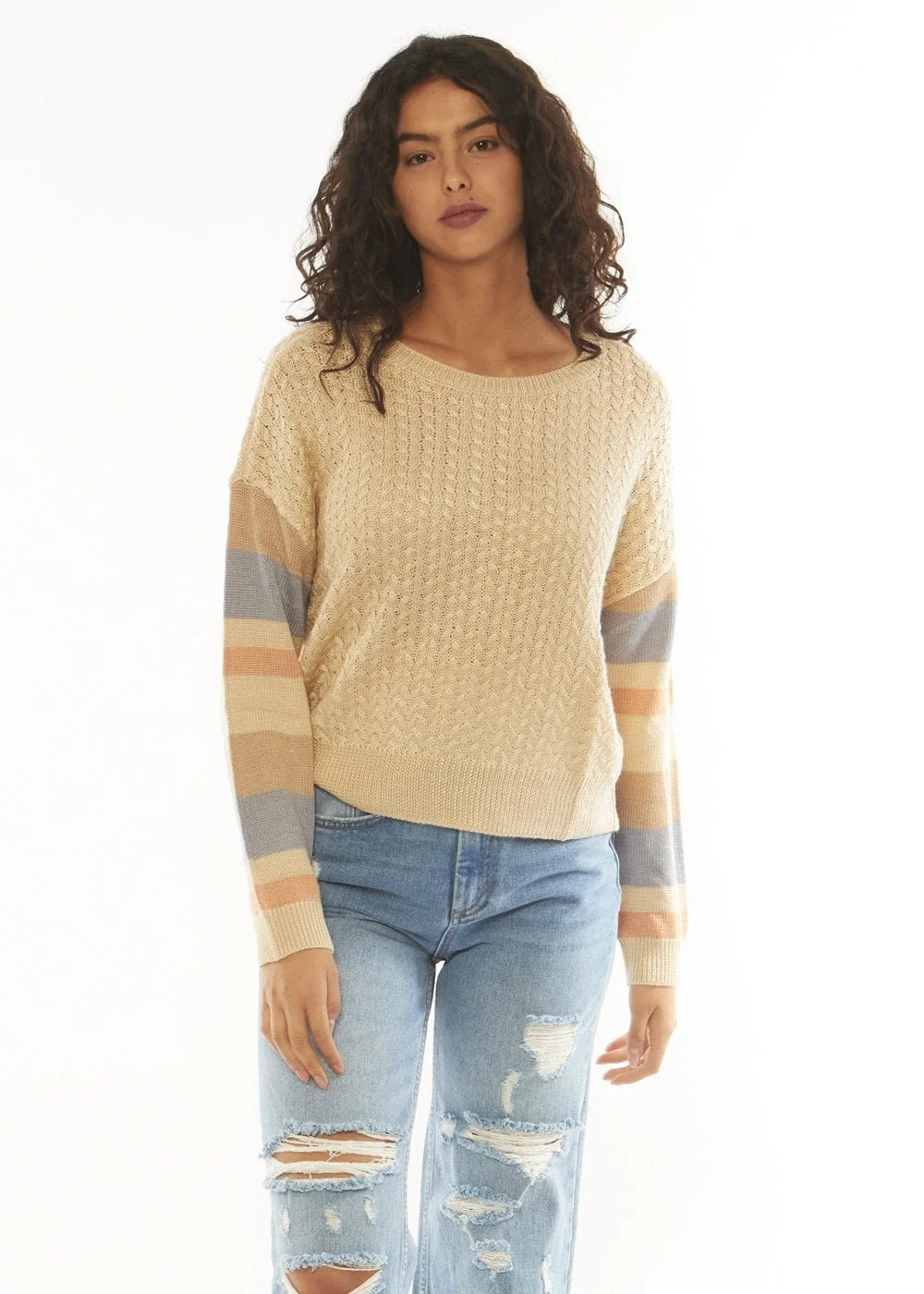 Sisstrevolution - Pearl Long Sleeve Sweater Top