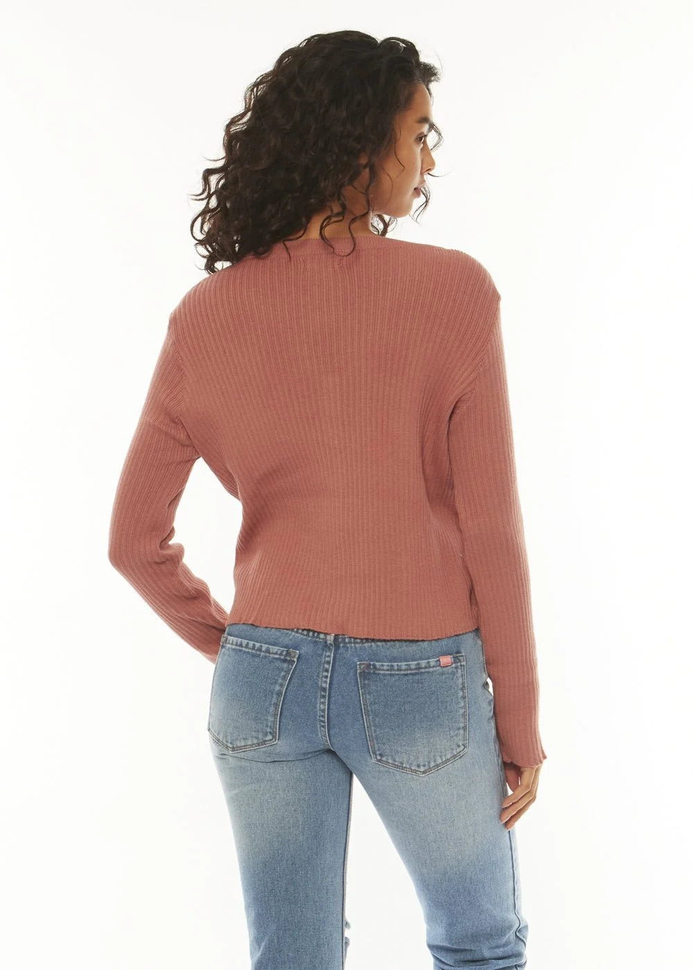Sisstrevolution - Sunburst Long Sleeve Knit Top