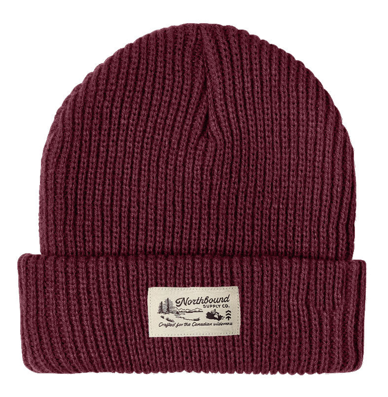 Northbound Supply - Canadian Wilderness Label Chunky Knit Beanie