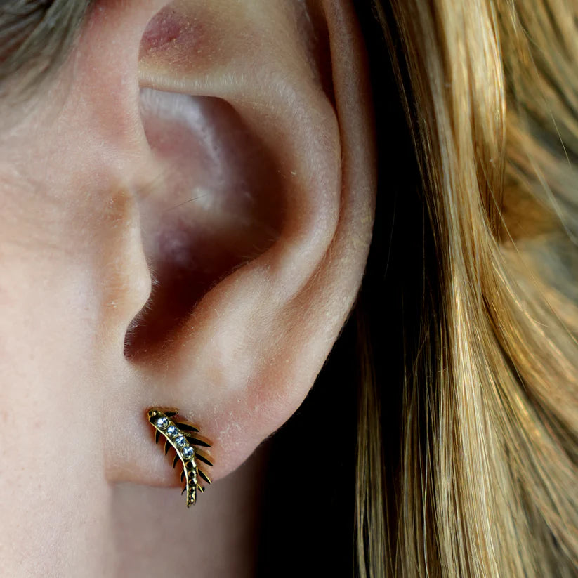 Hackney Nine - Ebba Gold Stud Earrings