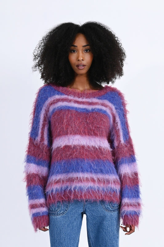 Molly Bracken - Striped Sweatshirt