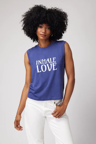 Spiritual Gangster - Inhale Love Muscle Tank