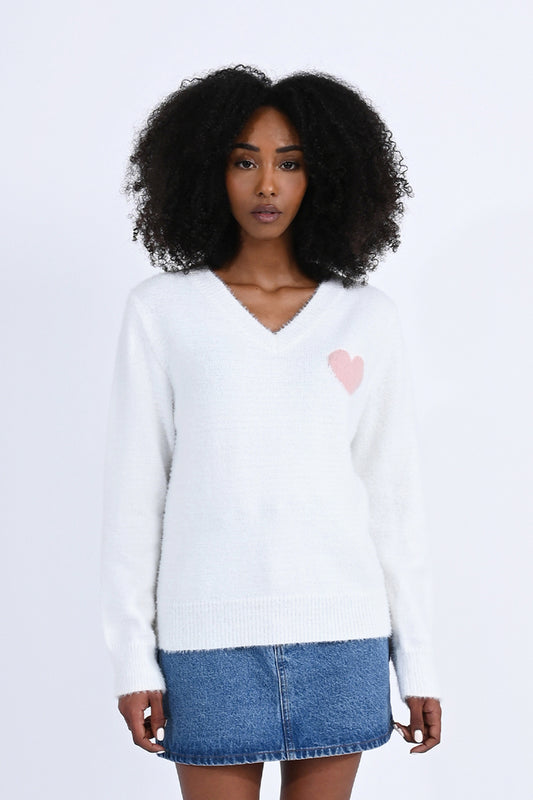 Molly Bracken - Heart Pattern Sweater