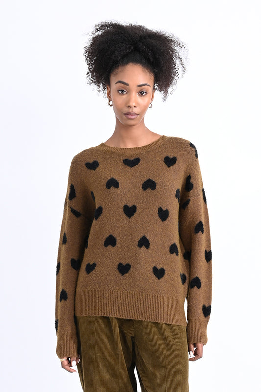 Molly Bracken - Baby Heart Pattern Jumper