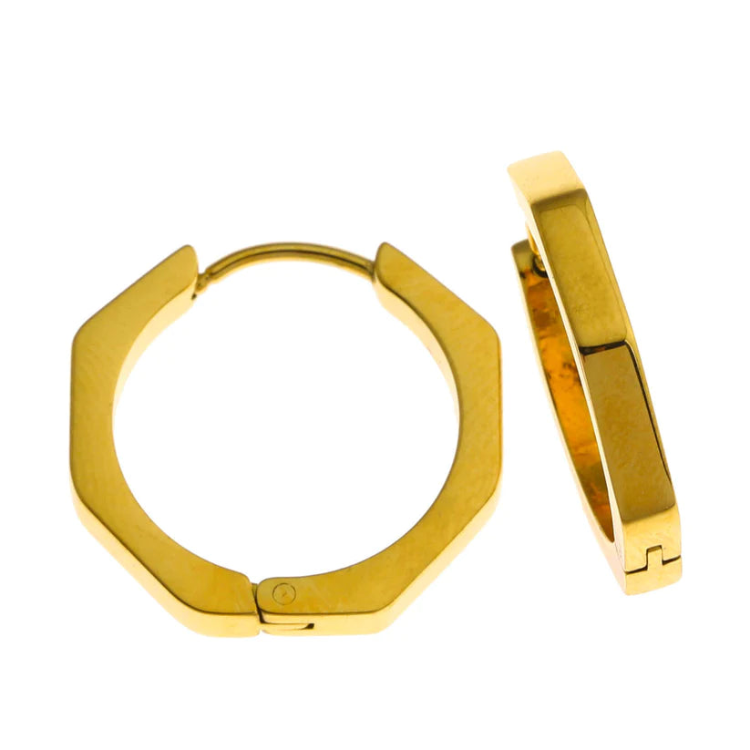 Hackney Nine - Bolzano Gold Hoop Earrings