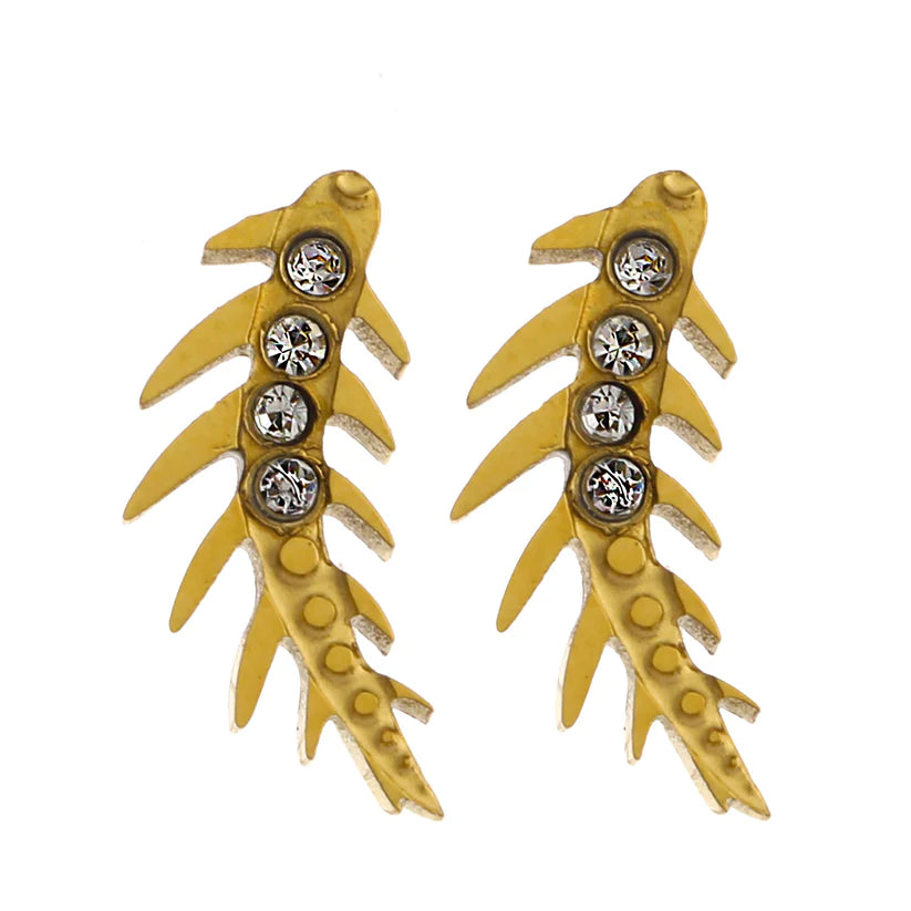 Hackney Nine - Ebba Gold Stud Earrings