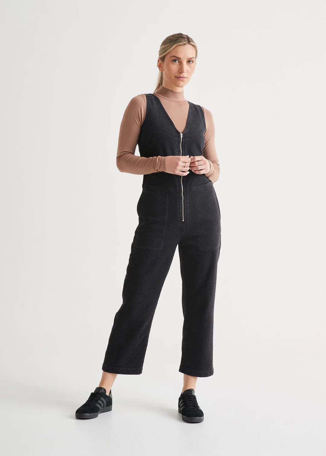 DUER - Performance Denim Tailored Jumpsuit