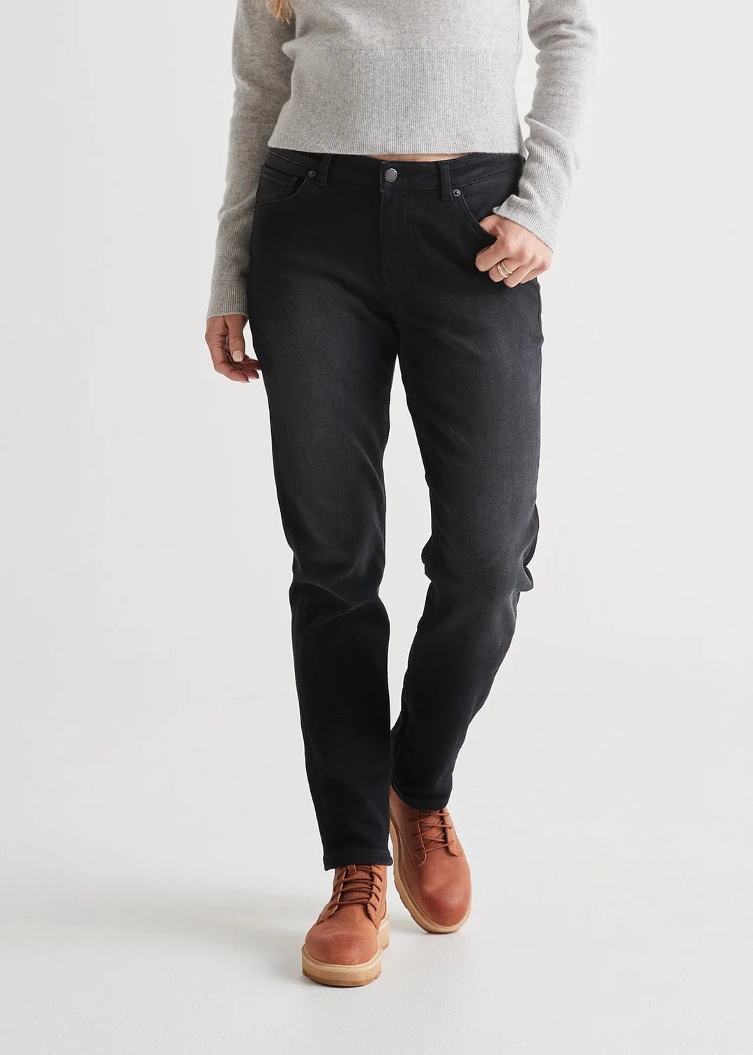 DUER - Fireside Denim Girlfriend Jean
