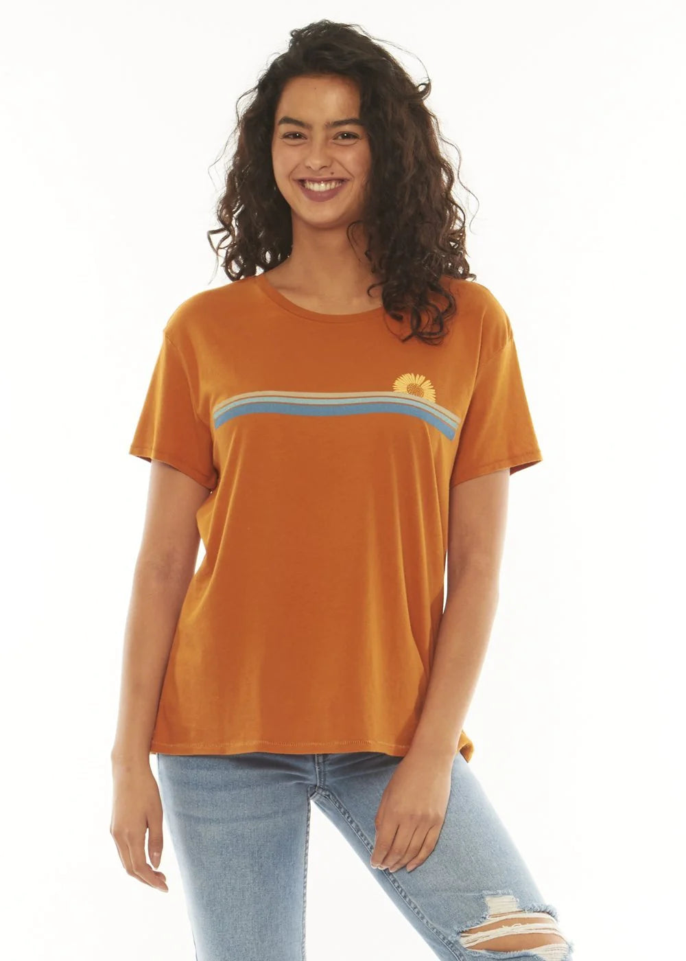 Sisstrevolution - Sundial Short Sleeve Oversized Knit Tee