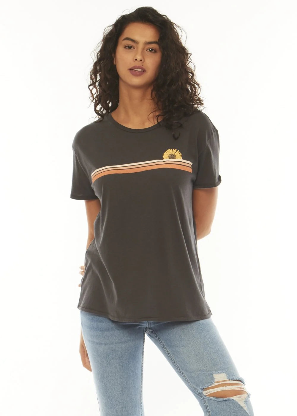 Sisstrevolution - Sundial Short Sleeve Oversized Knit Tee
