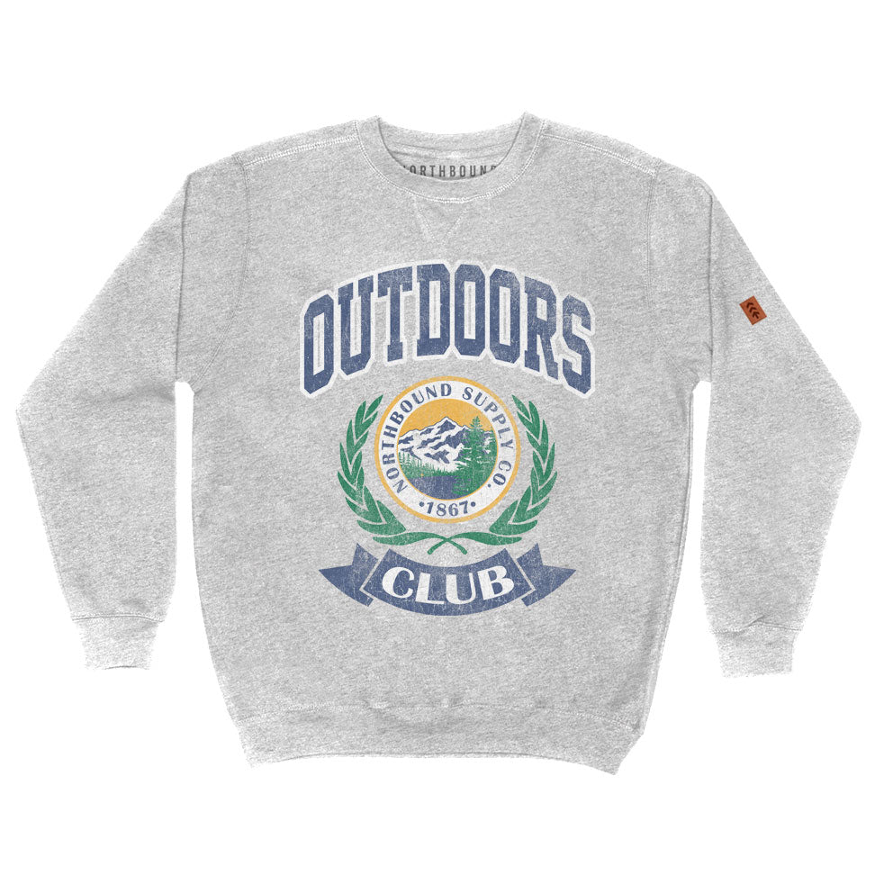 Northbound Supply - Outdoors Club Crewneck Fleece