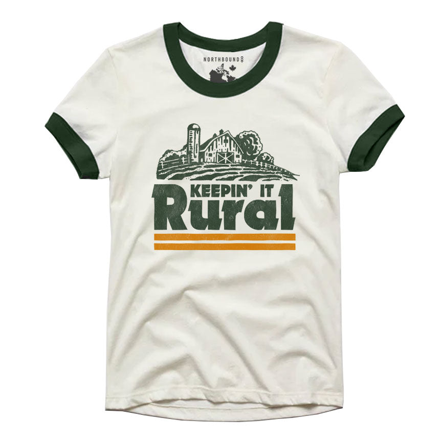 Northbound Supply - Keepin' It Rural Ladies Ringer Tee