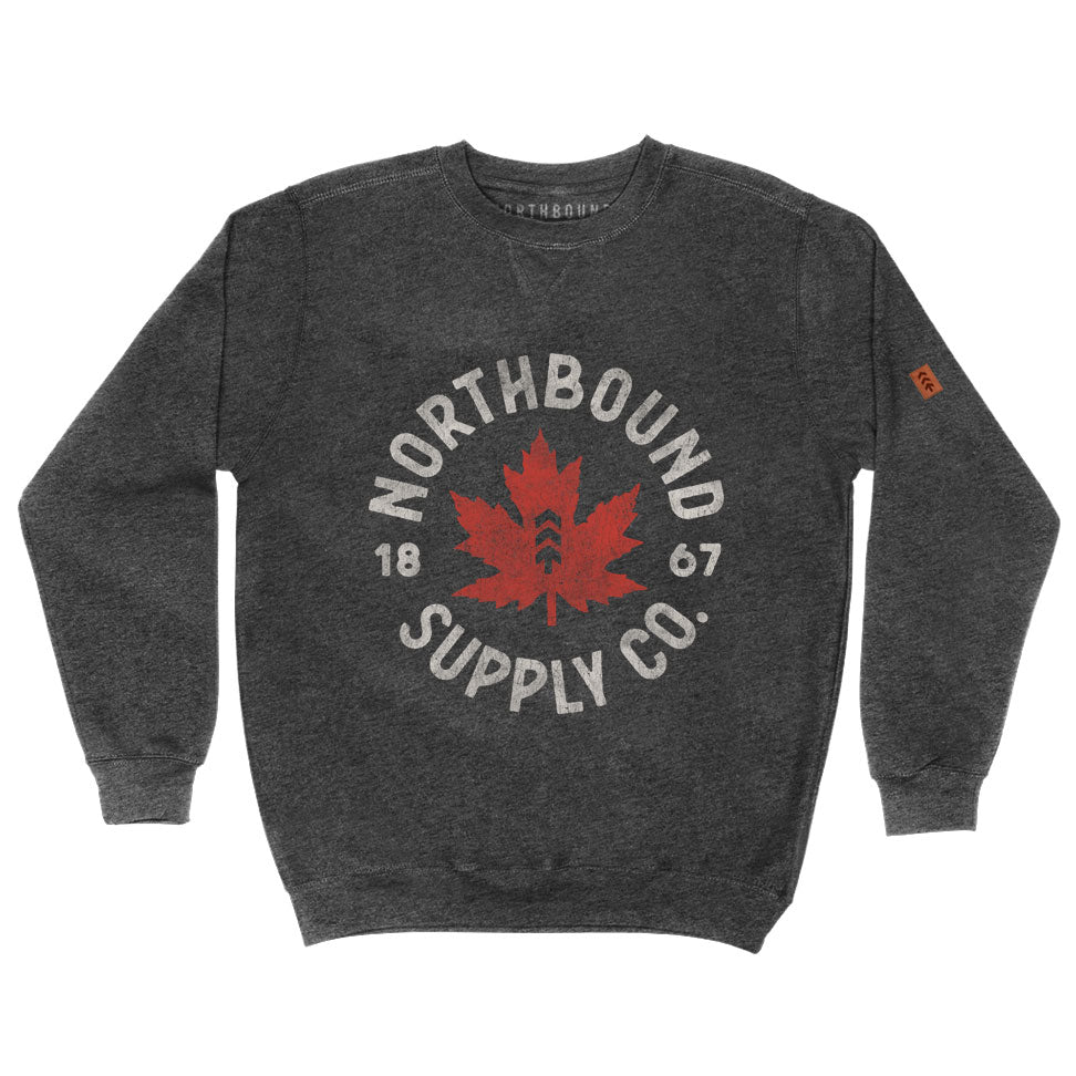 Northbound Supply - Vtg. Maple Leaf Crewneck Fleece